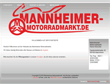 Tablet Screenshot of mannheimer-motorradmarkt.de